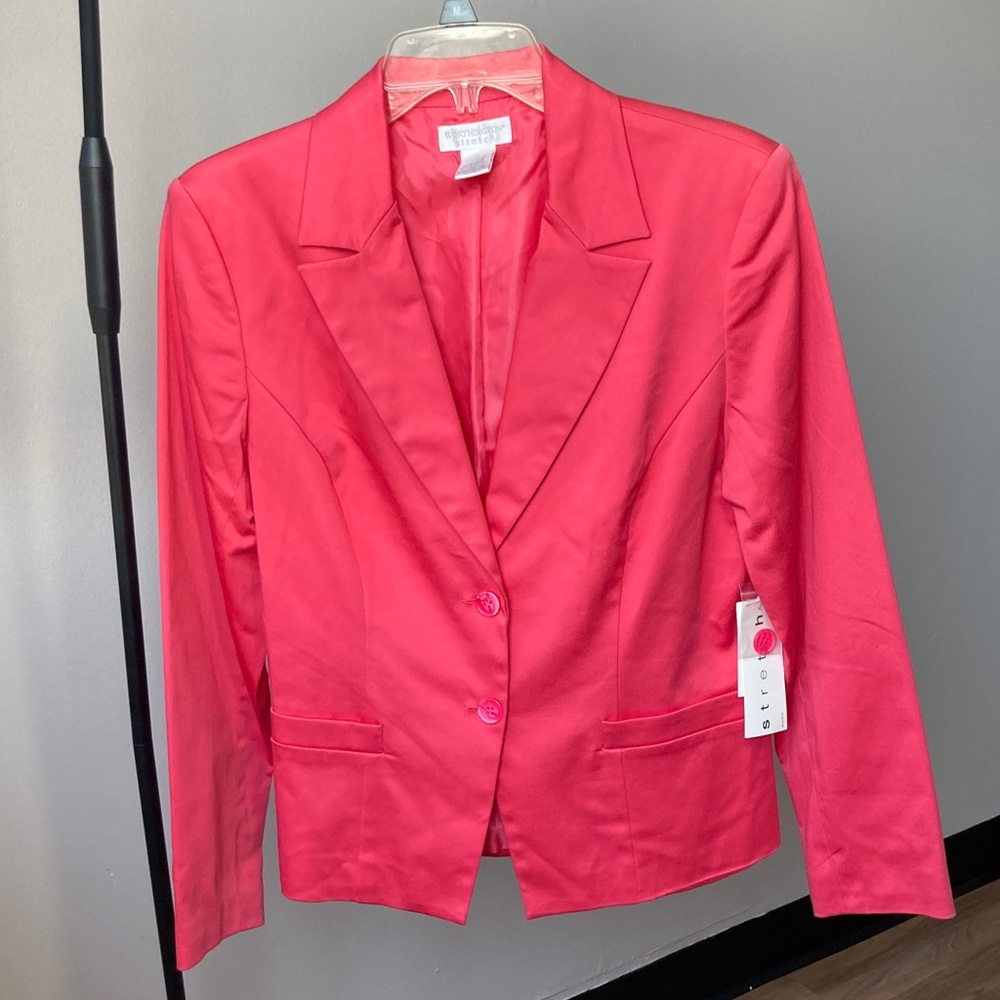 Vintage Y2K worthington stretch lined blazer office jacket - Picture 5 of 14